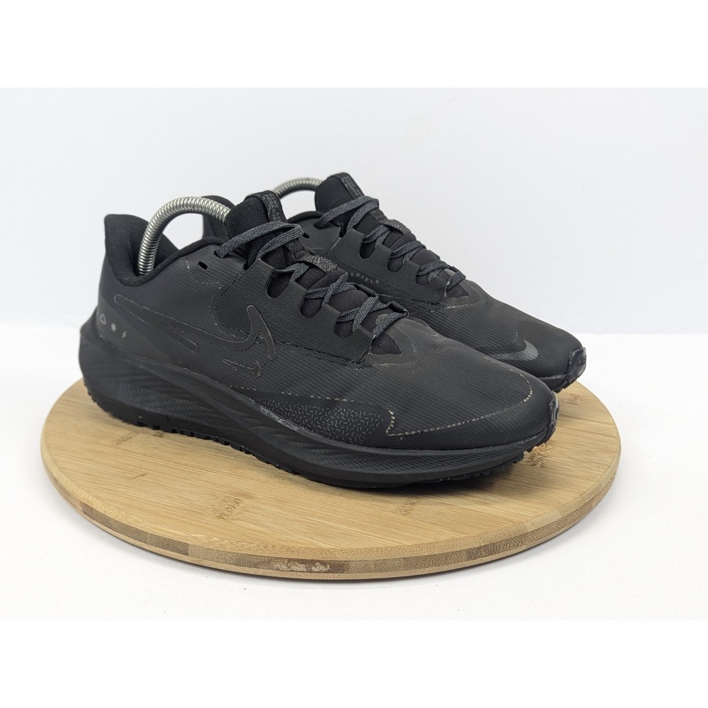 Nike Shoes Womens 9 Air Zoom‎ Pegasus 39 Shield Triple Black Running Sneakers